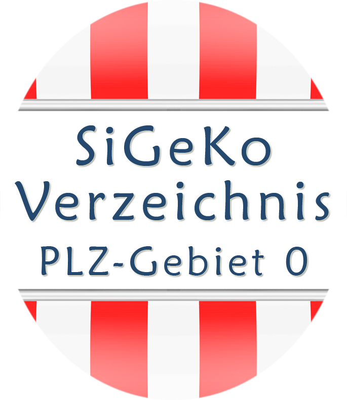 Sigeko Verzeichnis PLZ-Gebiet 0
